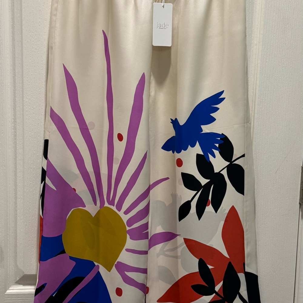 Johnny Was Multicolor Wide Leg Pants